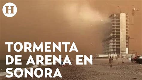 Tormenta De Arena Envuelve Guaymas Y Empalme Toneladas De Arena Cubren