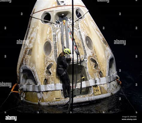 Support Teams Work To Secure The SpaceX Crew Dragon Resilience