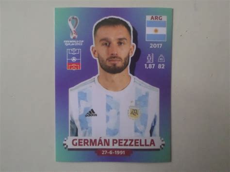 Figurinha Germ N Pezzella Copa Do Mundo Qatar Argentina Mercadolivre