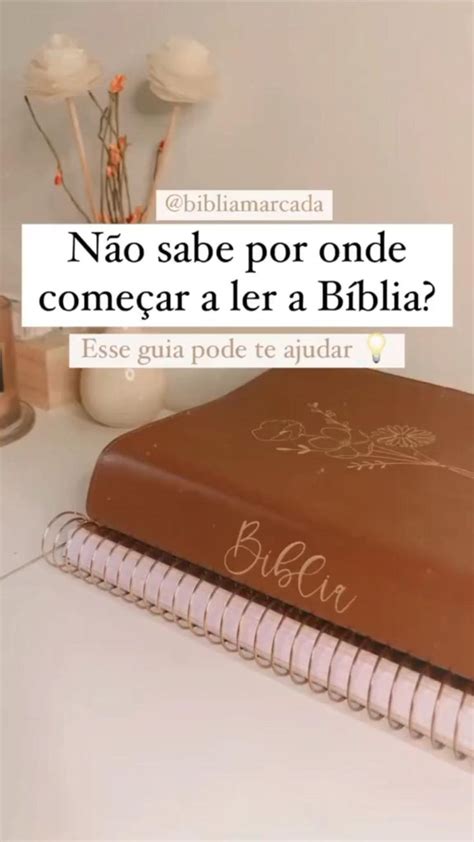 Quer ler a Bíblia e não sabe por onde começar Esse guia pode te ajudar