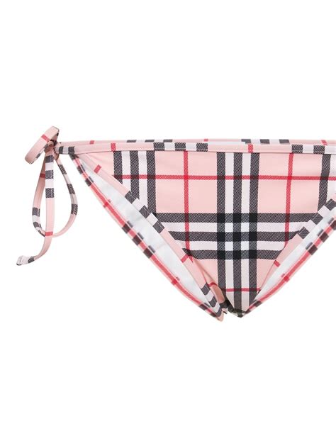 Burberry Pink Vintage Check Triangle Bikini Modesens