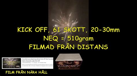 Fyrverkeri Provskjutning Kick Off Distans Demo Fireworks Cake Kick