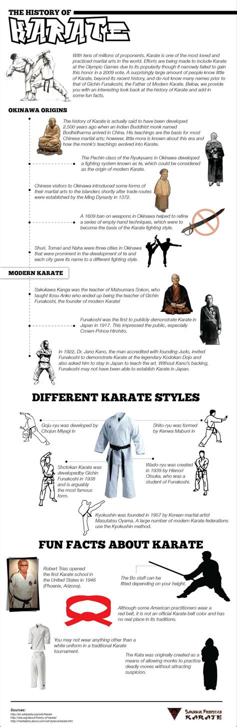 Karate Styles infographic | Karate martial arts, Martial arts, Karate