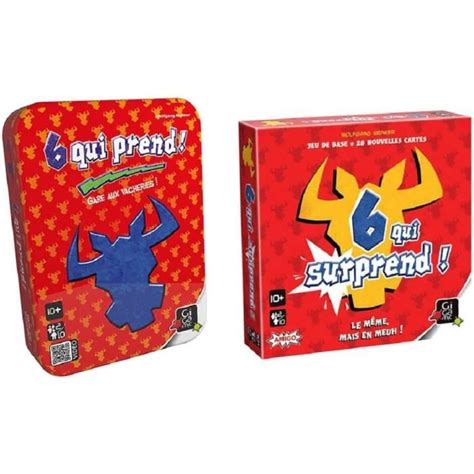 Gigamic Lot De Deux Jeux Six Qui Prend Et Six Qui Surprend Cdiscount