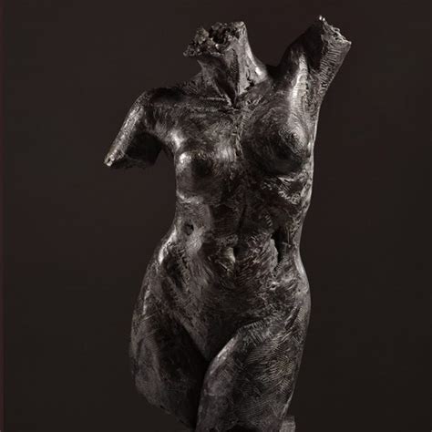 Naked Female Statue Bronze Modern Sculpture Artist