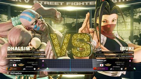 SFV Champion Edition ITK Itsukick Dhalsim Vs Ebihara Pc Ibuki