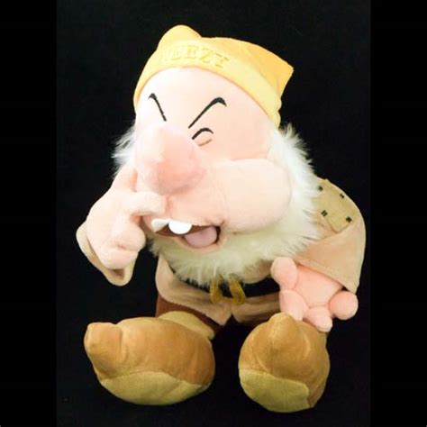 Disney Plush Snow White And The Seven Dwarfs Sneezy