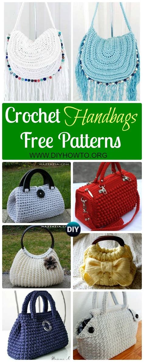 Collection Of Crochet Handbag Free Patterns Crochet Tote Bags Crochet