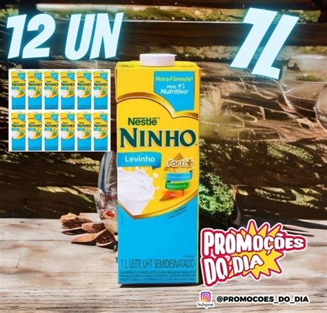 Kit Leite Semidesnatado Uht Ninho Levinho L Unidades Promo Es