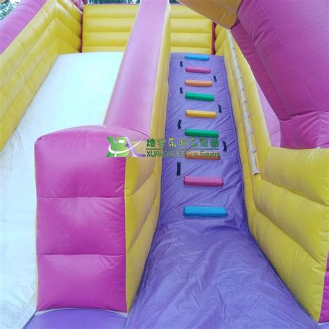 Beautiful Huge Air Arch Inflatable Slide For Outdoor Showing Kids Party