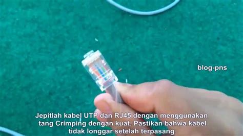 Cara Mudah Dan Cepat Membuat Kabel UTP Cross Dan Straight Jaringan LAN