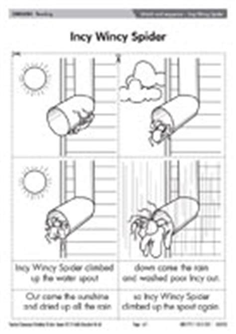 Match And Sequence Incy Wincy Spider Ms F Worksheets Ask