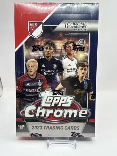 Topps Chrome Mls Soccer Factory Sealed Hobby Box Possible Messi