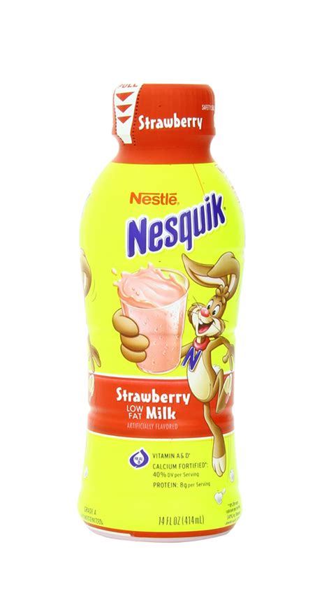 Nesquik Strawberry Milk 14 Oz Desi Grocery