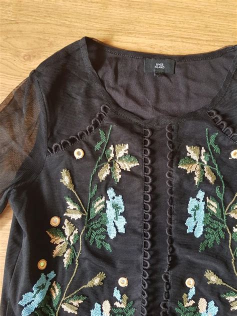 river island sheer black top womens fashion dresses sets