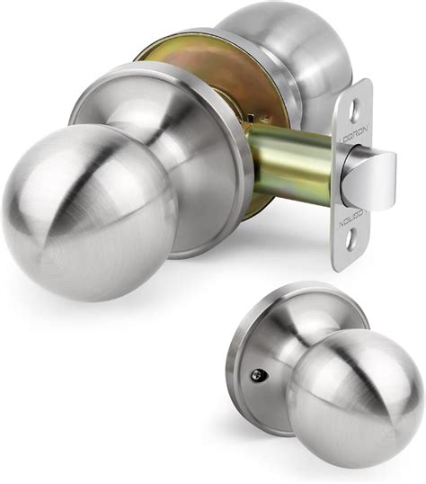 Loqron Passage Door Knob Nonlocking Ball Door Knob Keyless Interior