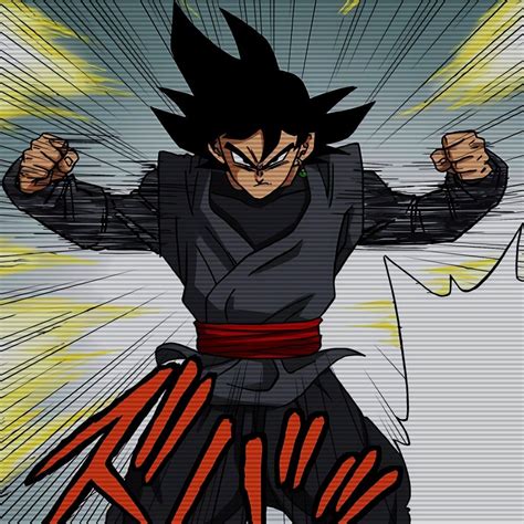 𝗕𝗹𝗮𝗰𝗸 𝗚𝗼𝗸𝘂 Dragon ball art goku Anime dragon ball goku Goku black