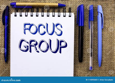 Writing Note Showing Focus Group Business Photo Showcasing Interactive