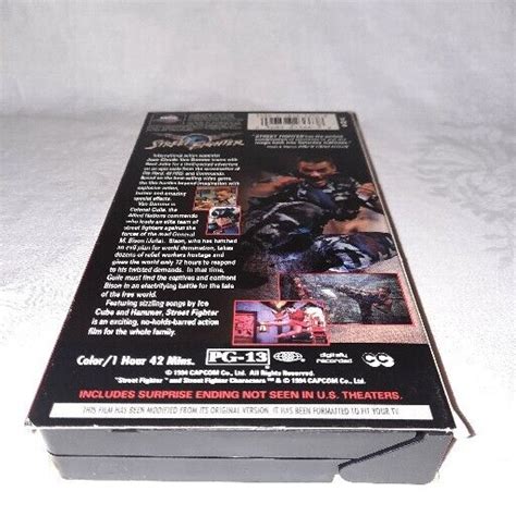 Mortal Kombat Factory Sealed Vhs Wal Mart Promo Street Fighter Vhs