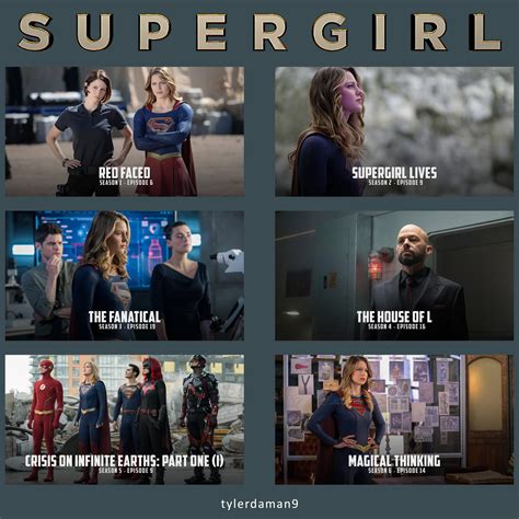 Supergirl 2015 Seasons 1 6 Complete Custom And Generic Font R