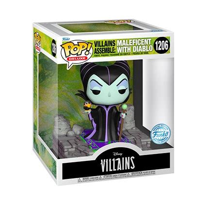 Figurine Funko Pop Disney Deluxe Villains Assemble Mal Fique Avec D