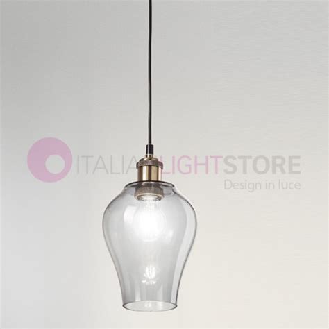 Wind Vintage Blown Glass Pendant Lamp Perenz 6435tr