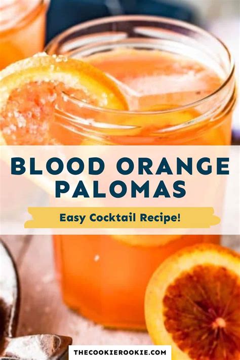 Blood Orange Palomas Recipe The Cookie Rookie