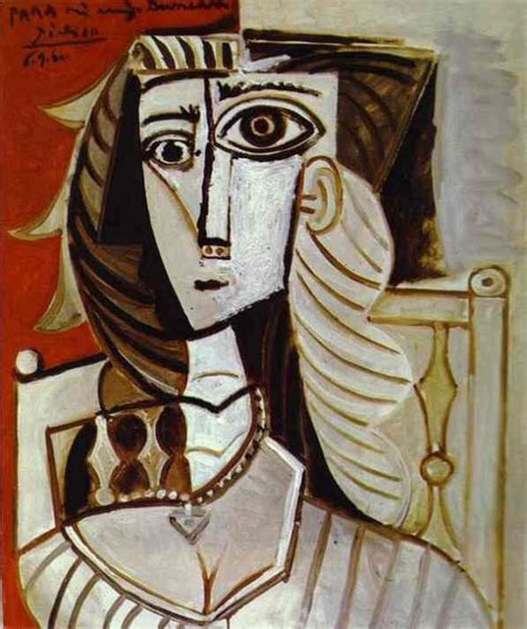 1960 Jacqueline Pablo Picasso 1881 1973 Period Of Creation 1943 1961