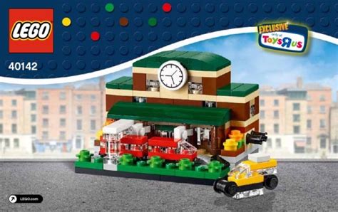 Lego Bricktober Train Station Instructions Promotional Toys R Us