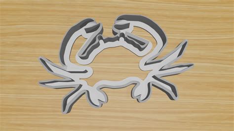 Crab Cookie Cutter Fun Kids Crafts Fondant Cutter Clay Cutter Crab T