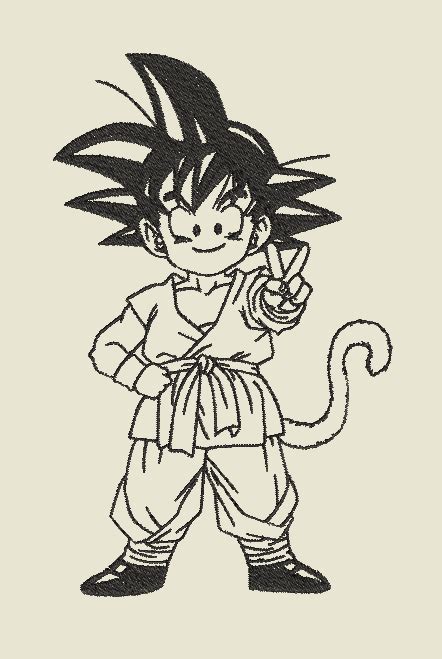 Kid Goku Peace