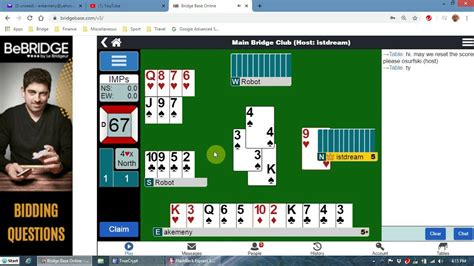 How To Play Bridge on bridgebase.com IMPROVED VIDEO - YouTube