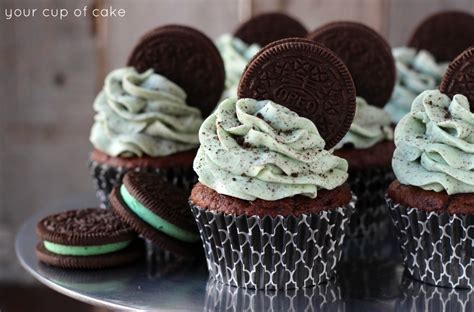 Mint Oreo Cupcakes Your Cup Of Cake