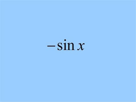 Derivatives Of The Six Basic Trigonometric Functions AP Calc AB BC