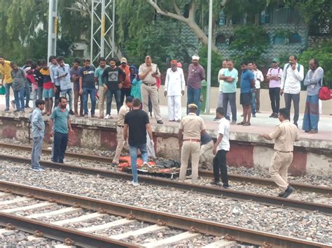 Was Crossing The Track At The Railway Station Accident Happened While