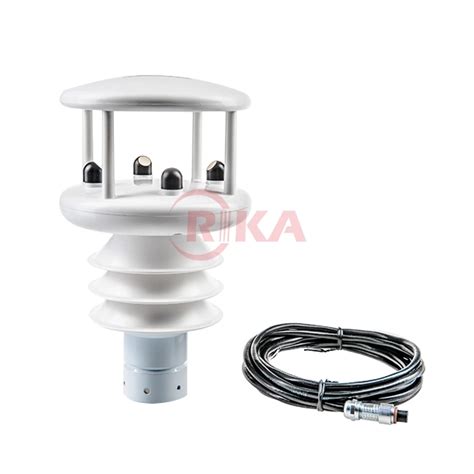 Rika Rk900 10 Rs485 Rs232 Sdi 12 Ultrasonic Weather Station With Wind Temperaturerelative