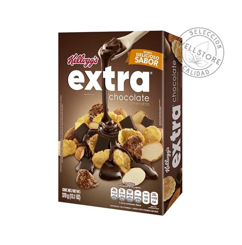 Kelloggs Extra Chocolate Con Almendras 310 Gr WELLSTORE