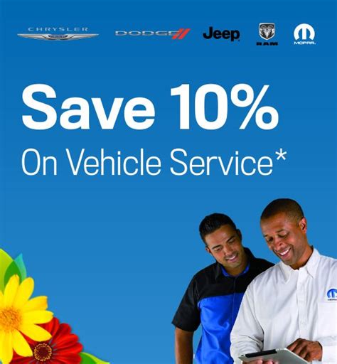 Mopar Service Coupons | Jones Chrysler Dodge Jeep RAM