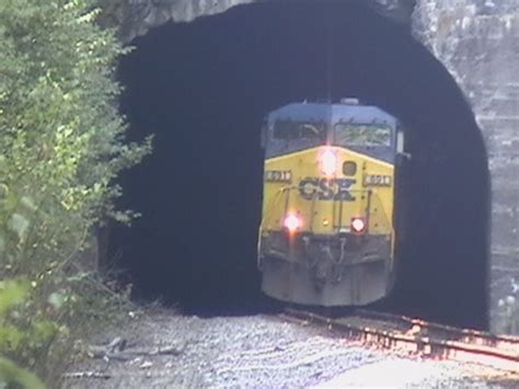 Csx Train At State Line Tunnel At Canaan Ny The Nerail New England