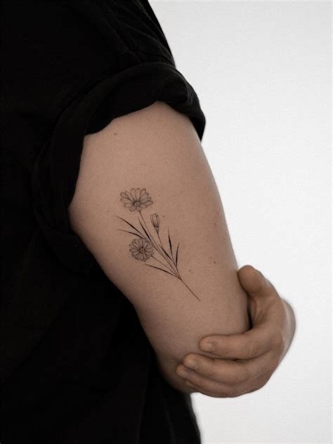 Delicate Fine Line Tattoos For Minimalist Women