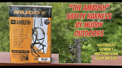 The Ambush Tree Stand Safety Harness By Muddy Outdoors Youtube