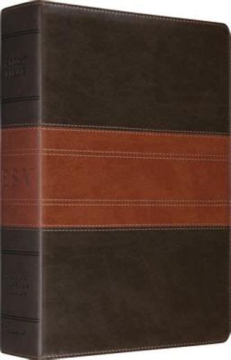 Libro Holy Bible English Standard Version Trutone Forest Tan Trail