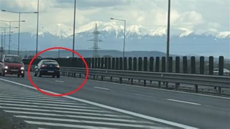 Tupeu Dus La Extrem Ofer Surprins Pe Contrasens Pe Autostrad