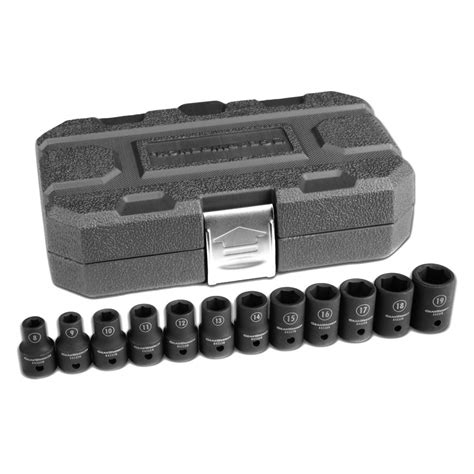 GearWrench 84930N 1 2 Drive 6 Point Metric Impact Socket Set 12 Pcs