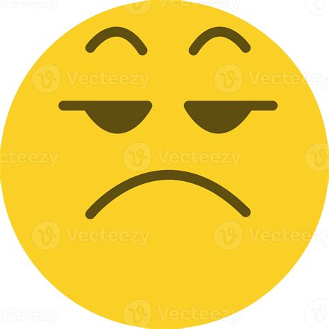Sullen Face Emoticon 21095358 Png