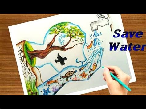 Paintings Related To Save Water