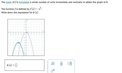 Solved Writing An Equation For A Function After A Vertical Chegg