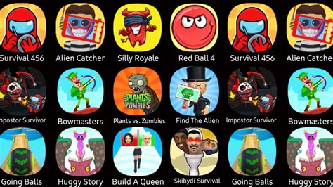 Survival 456 Red Ball 4 Going Balls Bowmasters Plants Vs Zombies Find