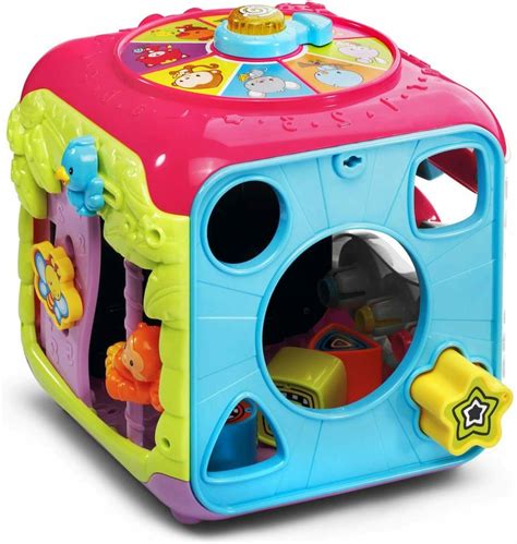 Vtech Sort And Discovery Activity Cube Pink 9