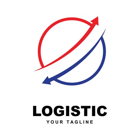 Logistic Company Logo Vector With Slogan Template 25783765 Vector Art